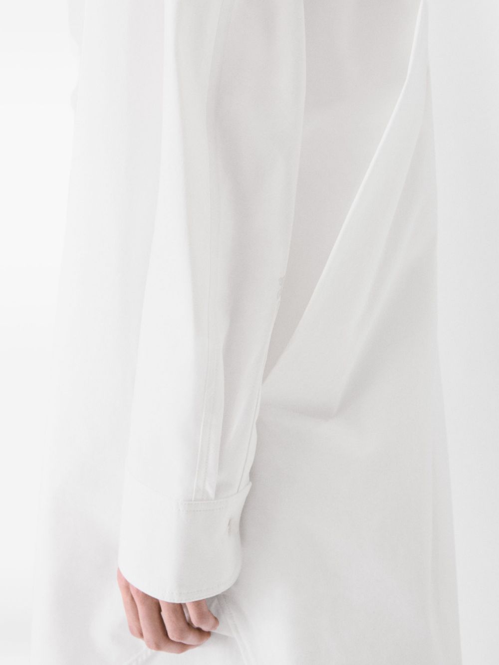 Chemisier la robe chemise ovalo in bianco Jacquemus - donna 
