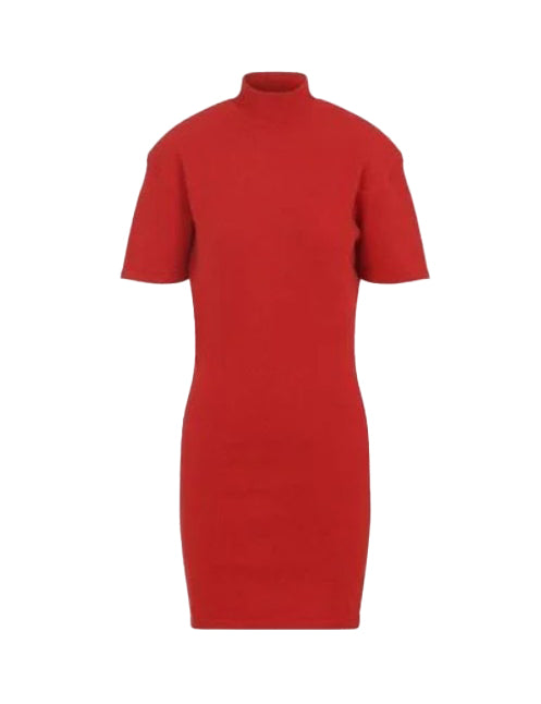 Abito la robe maille castagna in rosso Jacquemus - donna 