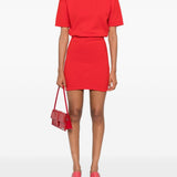 Abito la robe maille castagna in rosso Jacquemus - donna 