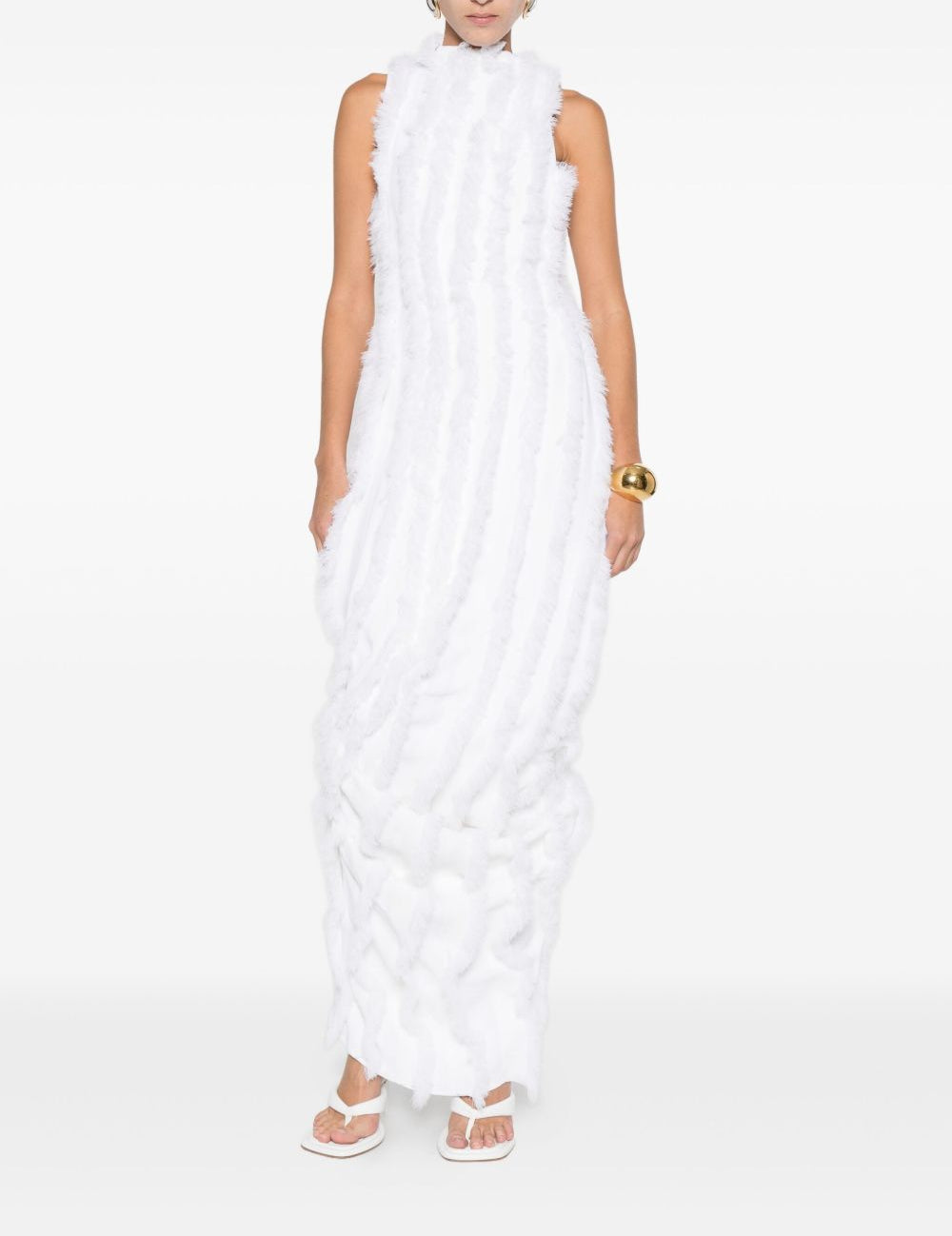 Abito La robe disfare in bianco Jacquemus - donna 