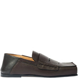 Mocassini con punta quadrata in marrone Jacquemus - uomo 