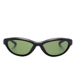 Occhiali da sole les lunettes curvo in nero Jacquemus - unisex 