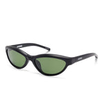 Occhiali da sole les lunettes curvo in nero Jacquemus - unisex 