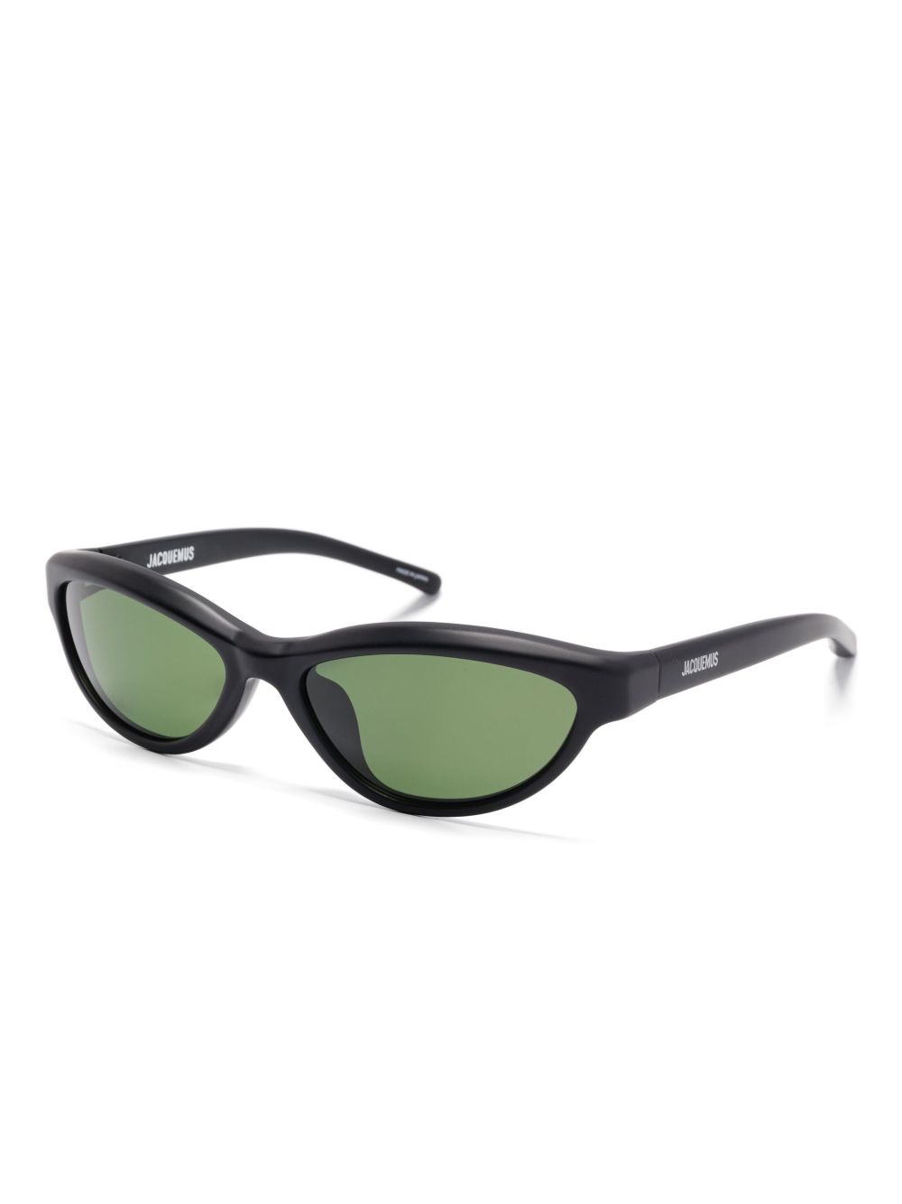 Occhiali da sole les lunettes curvo in nero Jacquemus - unisex 