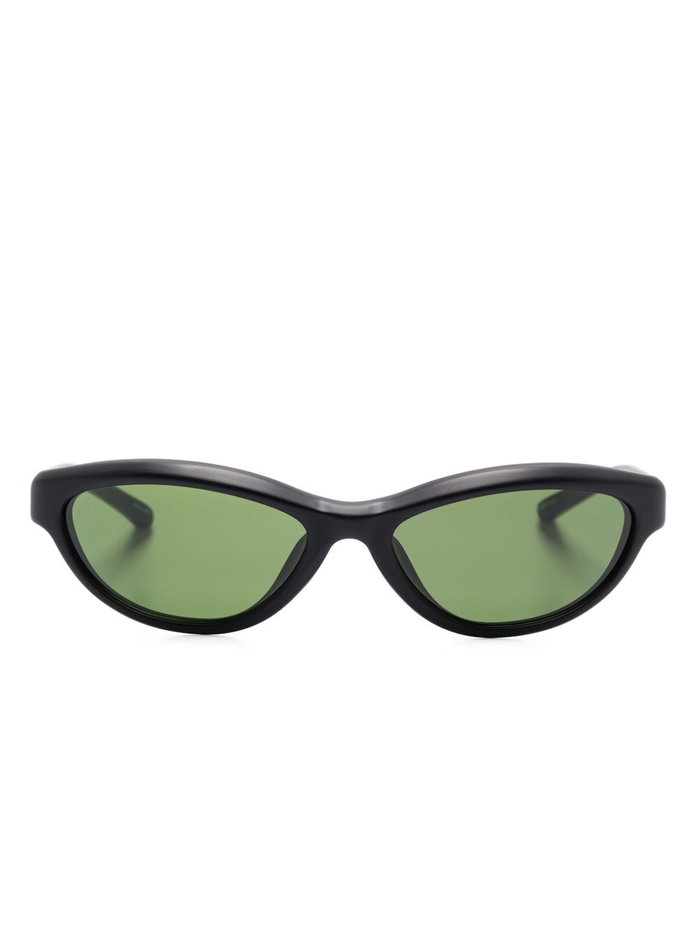 Occhiali da sole les lunettes curvo in nero Jacquemus - unisex 