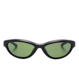 Occhiali da sole les lunettes curvo in nero Jacquemus - unisex 