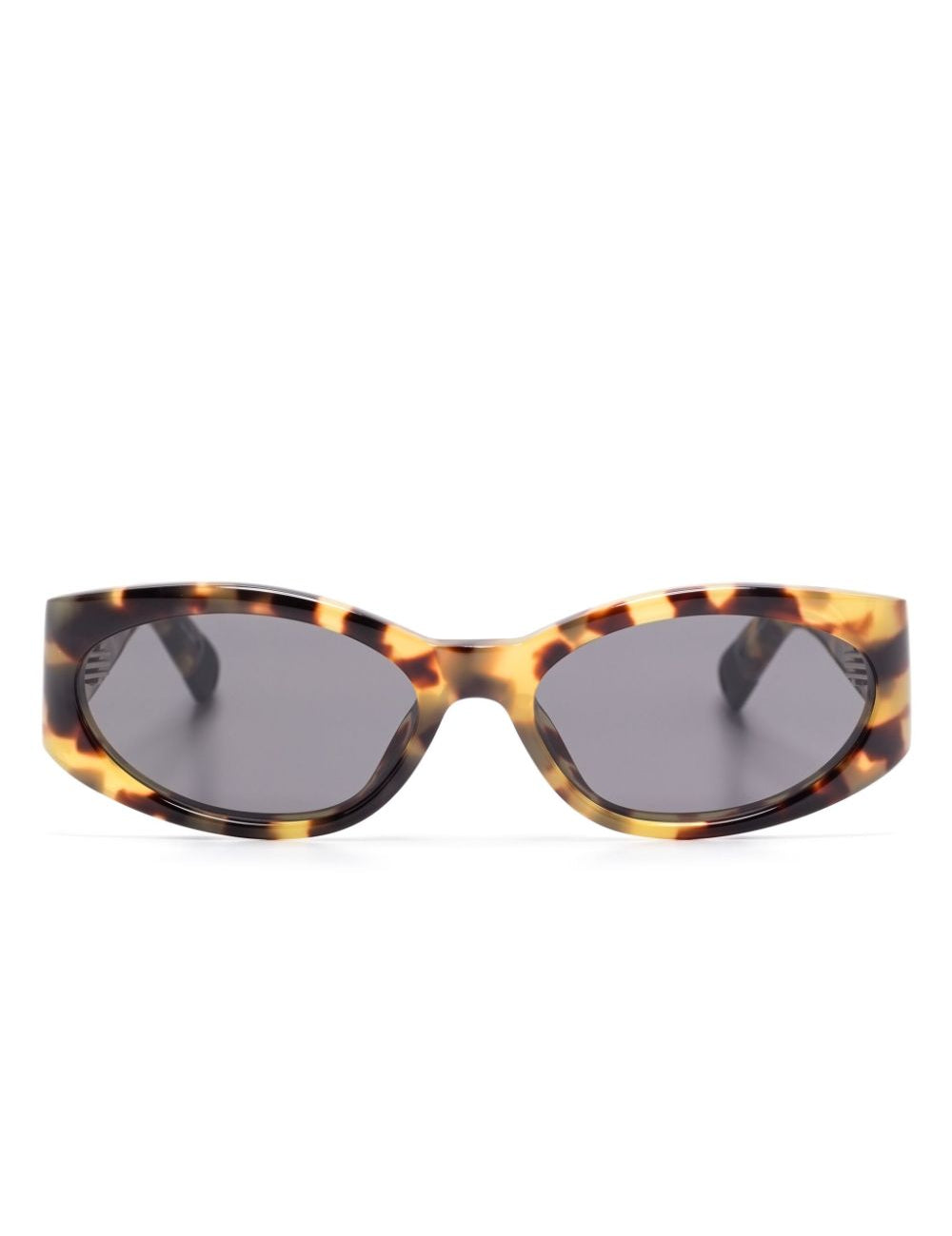Occhiali da sole les lunettes ovalo  in marrone Jacquemus - unisex 