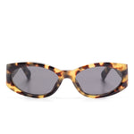 Occhiali da sole les lunettes ovalo  in marrone Jacquemus - unisex 