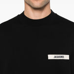 Felpa Le Sweatshirt Gros Grain in nero Jacquemus - uomo 