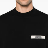 Felpa Le Sweatshirt Gros Grain in nero Jacquemus - uomo 