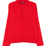 Maglione "LA MAILLE VAREUSE PALLONE" in rosso Jacquemus - uomo 