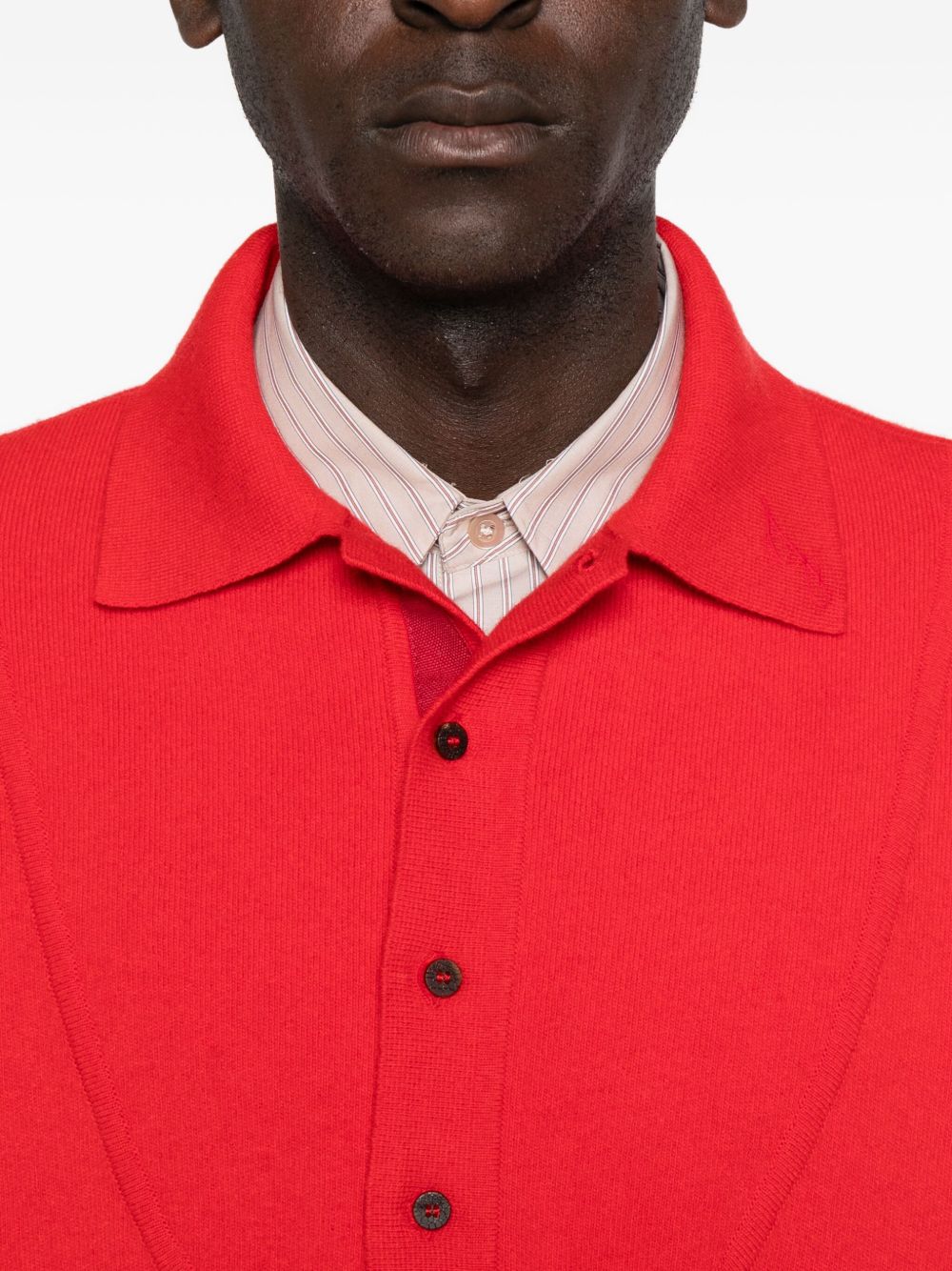 Maglione "LA MAILLE VAREUSE PALLONE" in rosso Jacquemus - uomo 