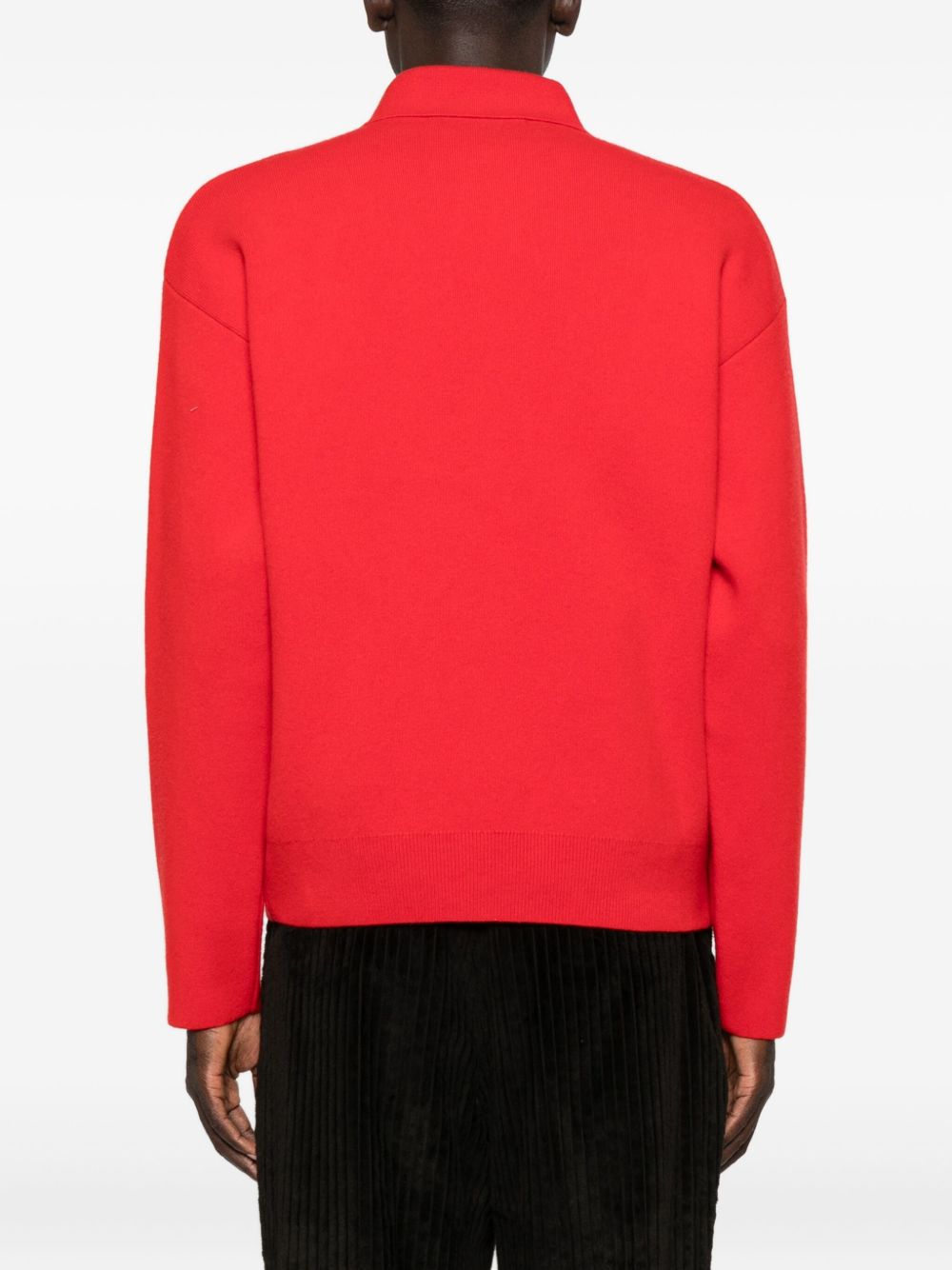 Maglione "LA MAILLE VAREUSE PALLONE" in rosso Jacquemus - uomo 