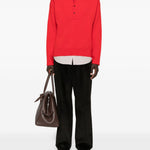 Maglione "LA MAILLE VAREUSE PALLONE" in rosso Jacquemus - uomo 