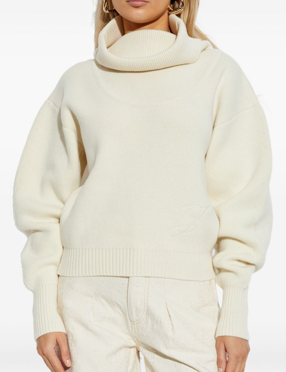 Maglione "la maille pallone" in avorio Jacquemus - donna 