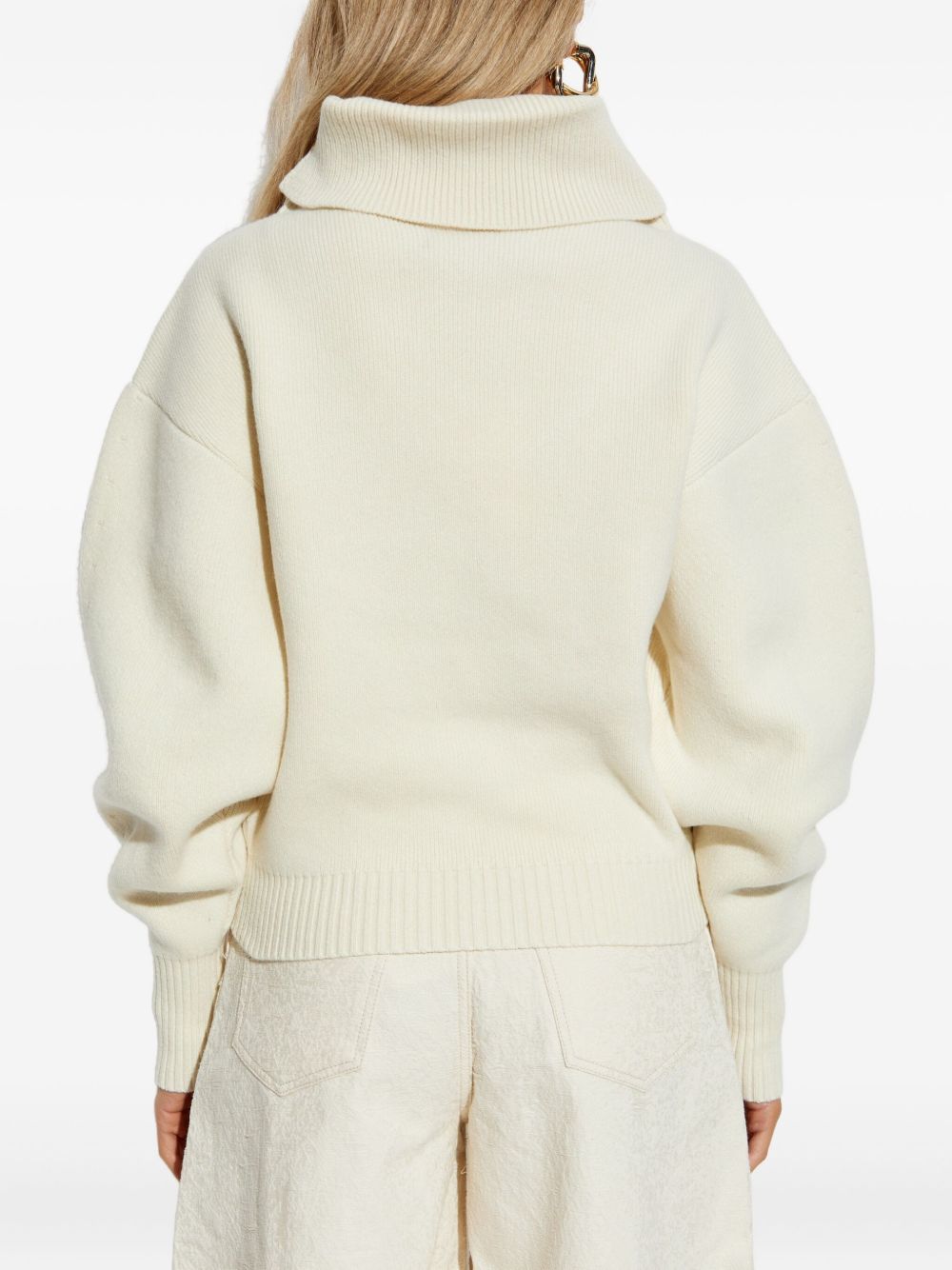 Maglione "la maille pallone" in avorio Jacquemus - donna 