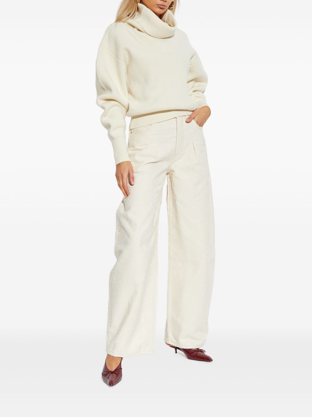 Maglione "la maille pallone" in avorio Jacquemus - donna 