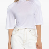 Top "Le tshirt spallina" in bianco Jacquemus - donna 