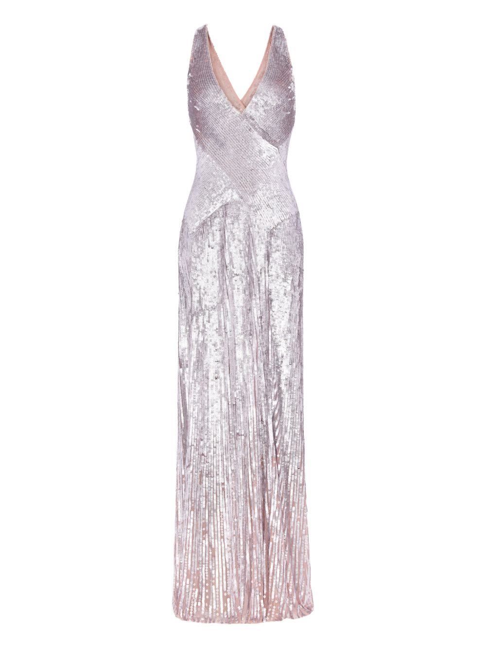 Abito lungo Night Fever in lilla Jenny packham - donna 