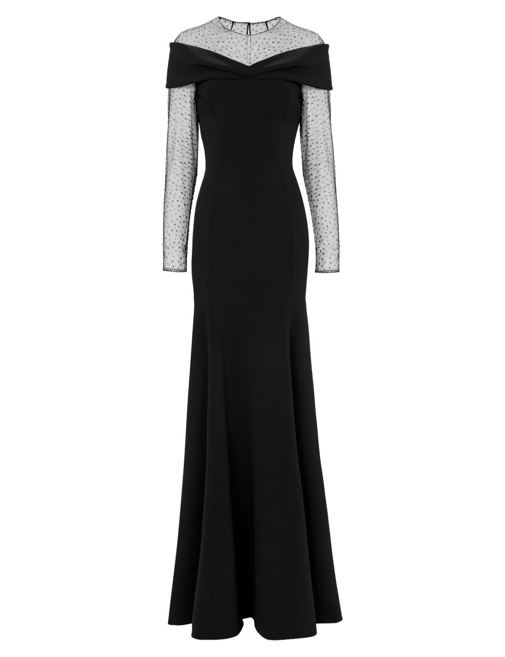 Abito lungo Etienne in nero Jenny packham - donna 