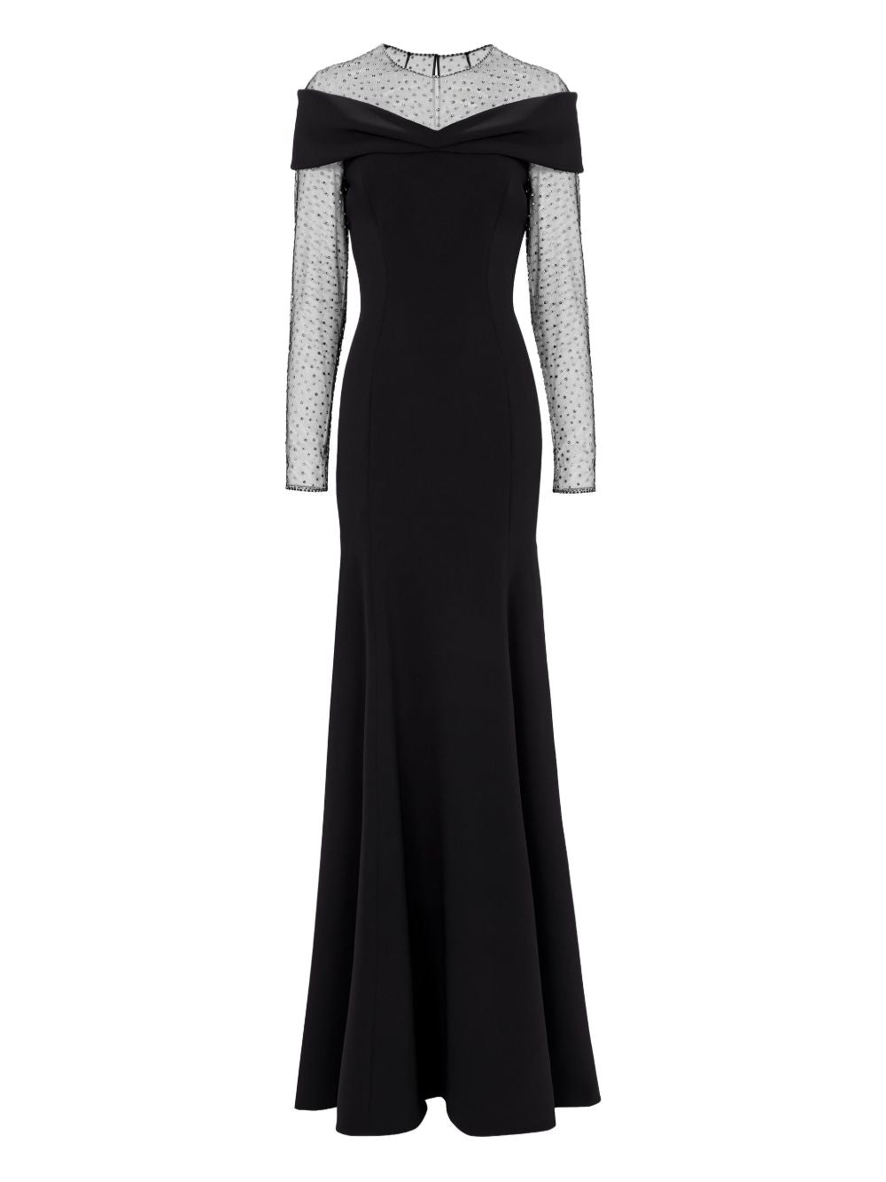 Abito lungo Etienne in nero Jenny packham - donna 