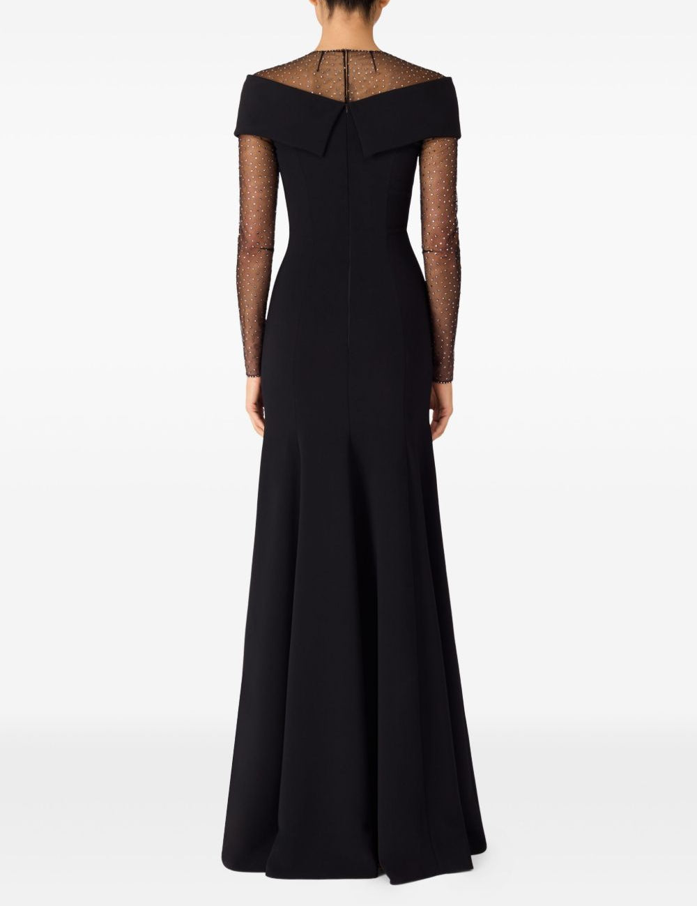 Abito lungo Etienne in nero Jenny packham - donna 