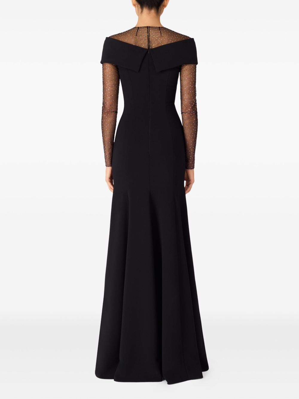 Abito lungo Etienne in nero Jenny packham - donna 