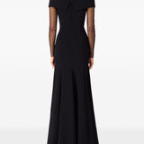 Abito lungo Etienne in nero Jenny packham - donna 