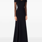 Abito lungo Etienne in nero Jenny packham - donna 