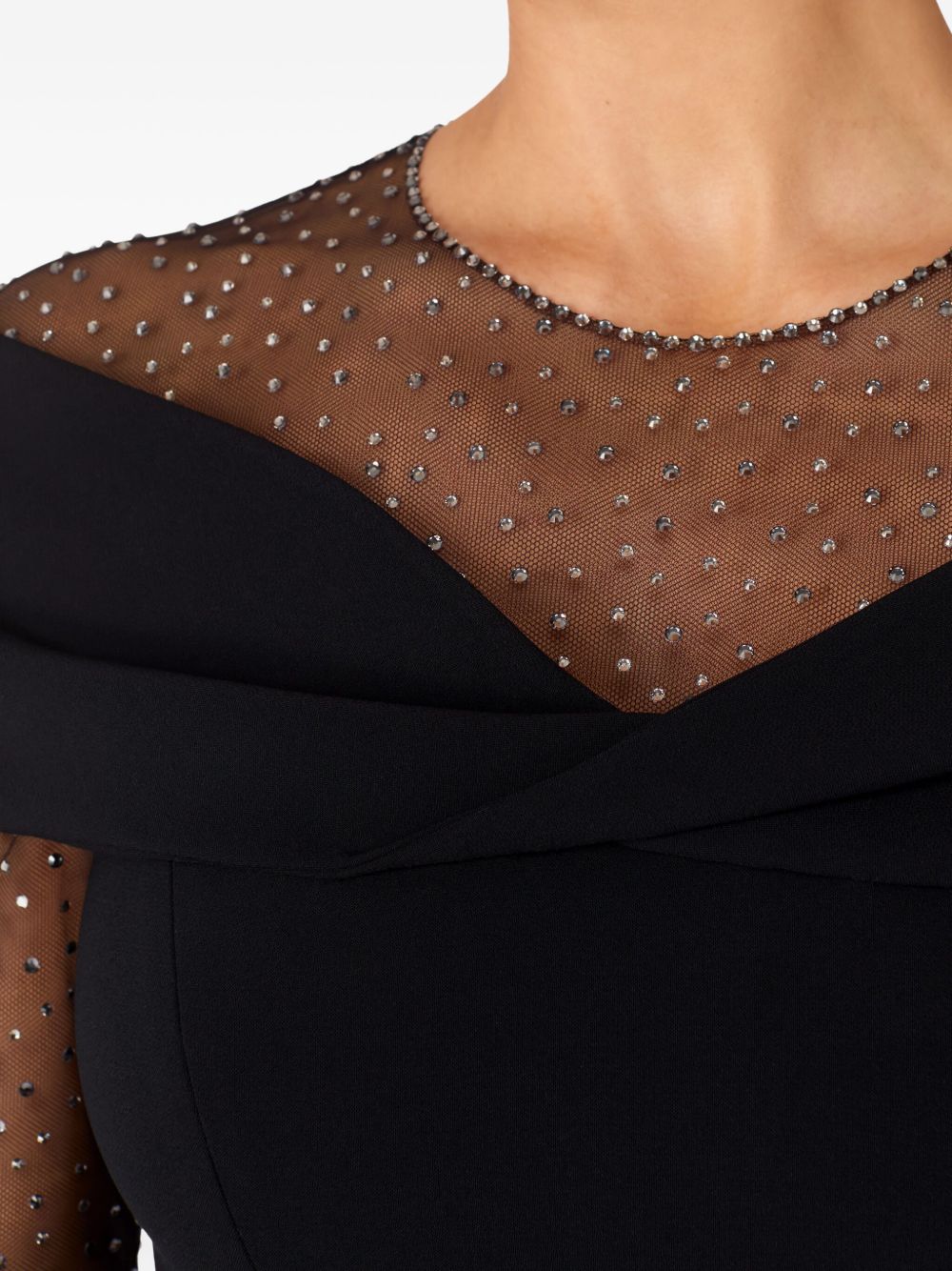 Abito lungo Etienne in nero Jenny packham - donna 