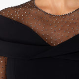 Abito lungo Etienne in nero Jenny packham - donna 