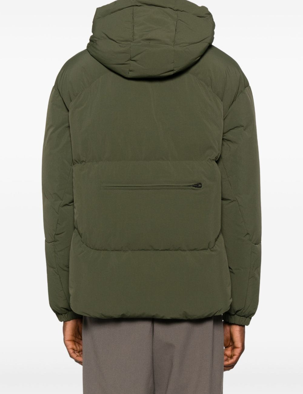 Piumino con cappuccio in verde Jg1 - uomo 