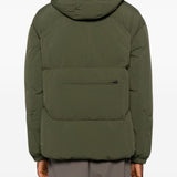 Piumino con cappuccio in verde Jg1 - uomo 