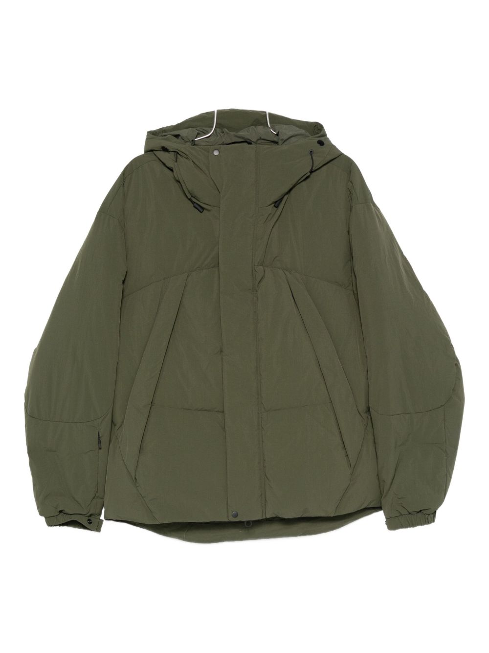 Piumino con cappuccio in verde Jg1 - uomo 