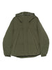 Men's hooded down jacket in green Jg1
