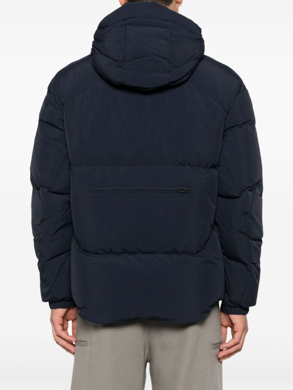 Piumino con cappuccio in blu Jg1 - uomo 