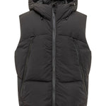 Gilet con zip in nero Jg1 - uomo 
