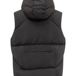 Gilet con zip in nero Jg1 - uomo 