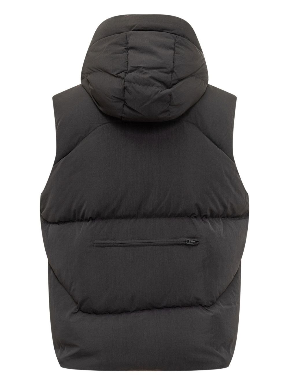Gilet con zip in nero Jg1 - uomo 