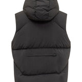 Gilet con zip in nero Jg1 - uomo 