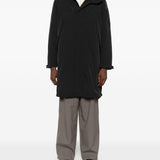 Giacca con cappuccio e zip in nero Jg1 - uomo 