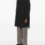 Giacca con cappuccio e zip in nero Jg1 - uomo 