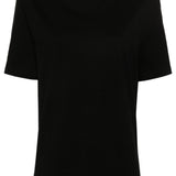 T-shirt con logo a maniche corte in nero Jil sander - donna 