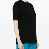 T-shirt con logo a maniche corte in nero Jil sander - donna 