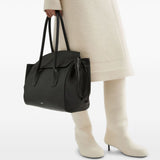 Borsa tote Voyage media in nero Jil sander - donna 