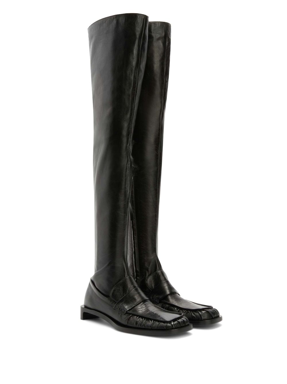 Stivali alla coscia in nero Jil sander - donna 