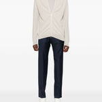Bomber con zip in grigio John smedley - uomo 