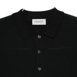 Polo a maniche lunghe in nero John smedley - uomo 