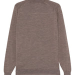 Maglione a collo alto in marrone John smedley - uomo 