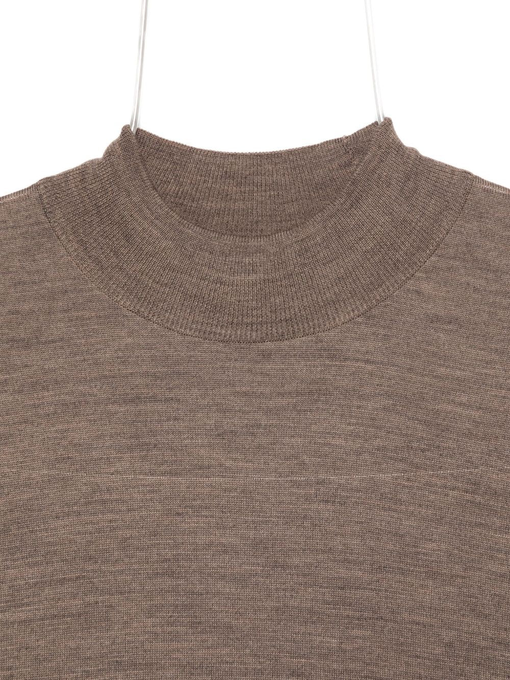 Maglione a collo alto in marrone John smedley - uomo 